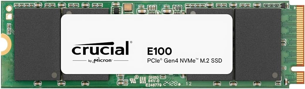 Imagen del Crucial E100 480GB PCIe 4.0