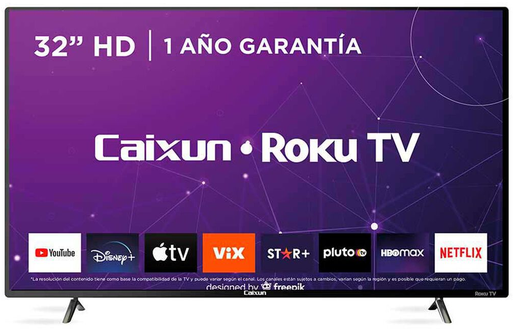 Caixun TV Smart TV LED 32 " HD C32V1HR ROKU
