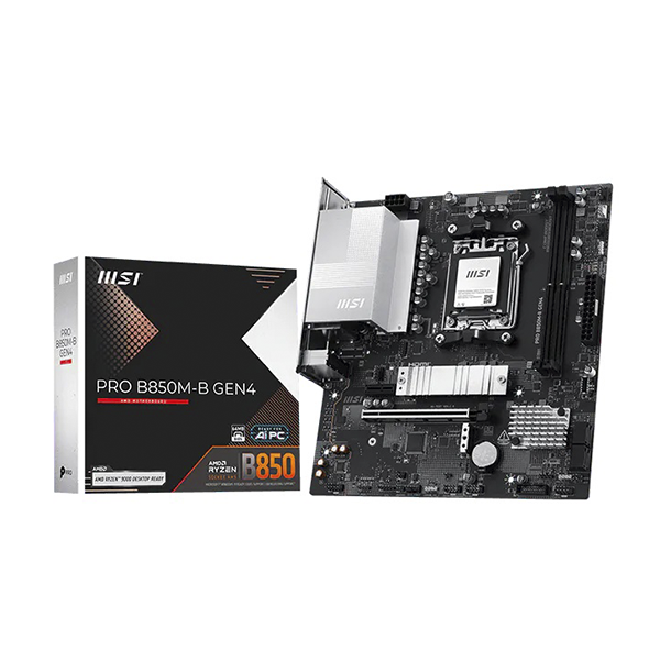 MSI PRO B850M-B GEN4 AM5 Micro ATX [PRO B850M-B GEN4] AM5 B850