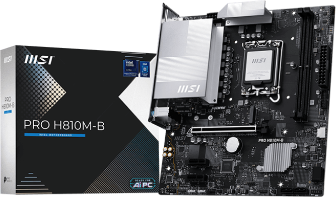 MSI PRO H810M-B Micro ATX [PRO H810M-B] LGA1851 H810
