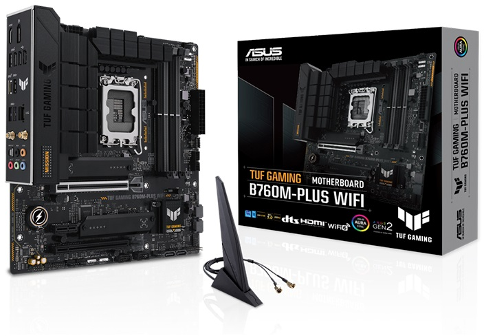 Asus TUF GAMING B760M-PLUS WIFI II Micro ATX Wi-Fi 6 [TUF GAMING B760M-PLUS WIFI II] LGA1700 B760