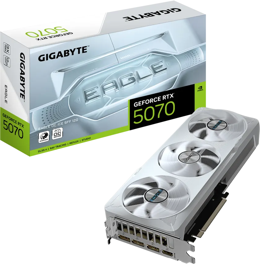 Imagen del Gigabyte Geforce RTX 5070 12G Eagle OC [GV-N5070EAGLEOC ICE-12GD]