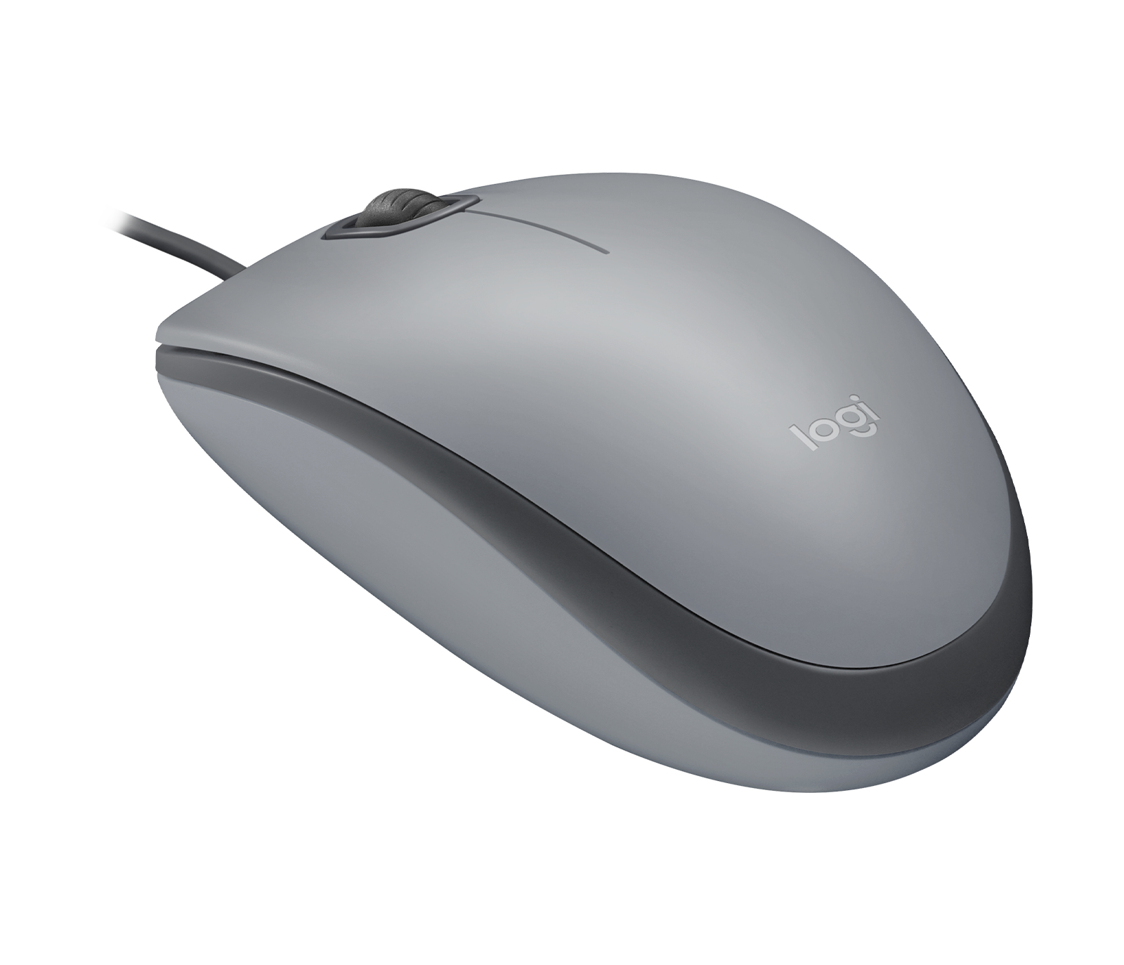 Logitech Mouse  M110, Ambidextro, USB, Óptico, 1000 DPI, Gr wired 1000DPI