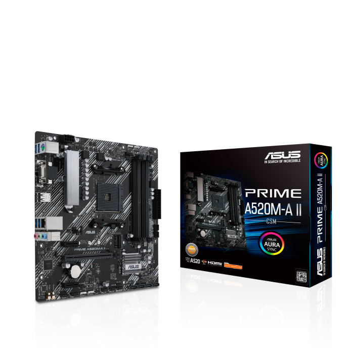 Asus M/B ASUS PRIME A520M-A II/CSM AM4 A520